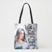 Personalisierter Weg durch den Glauben Christliche Tasche (Vorderseite)