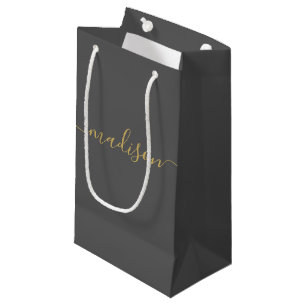 Personalisierter weiblicher Chic femininer goldene Kleine Geschenktüte