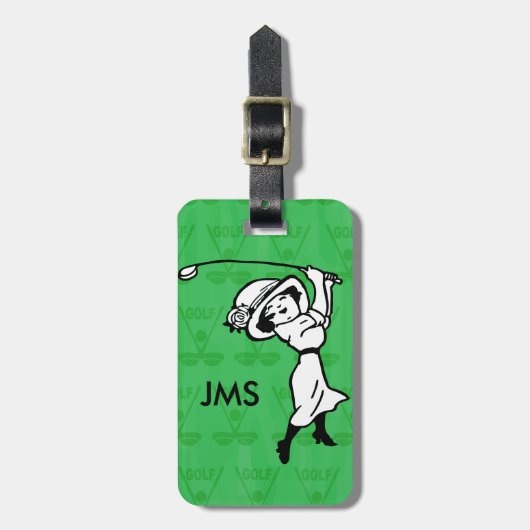 Personalisierter weiblicher gepäckanhänger (Vorderseite vertikal)