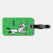 Personalisierter weiblicher gepäckanhänger (Rückseite horizontal)