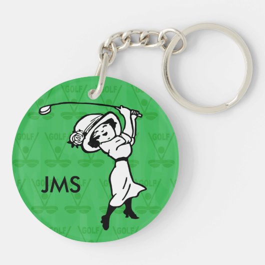 Personalisierter weiblicher schlüsselanhänger (Rückseite)