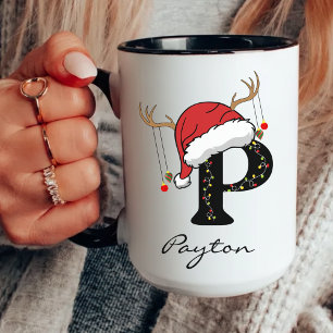 Personalisierter Weihnachts-Alphabet-Mug als Gesch Tasse