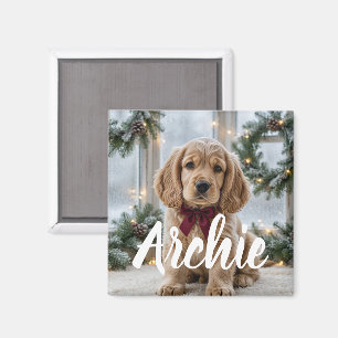 Personalisierter Weihnachts-Fotomagnet Magnet