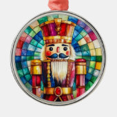 Personalisierter Weihnachts-Nussknacker aus Buntgl Ornament Aus Metall (Vorne)