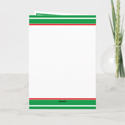 Personalisierter Weihnachts-Pandas-Urlaub Karte (Rückseite)