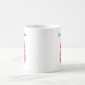 Personalisierter Weihnachts-Pinguin-Becher Kaffeetasse (Mittel)