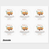Personalisierter Weihnachts-Simmering-Potpourri Runder Aufkleber (Blatt)