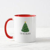 Personalisierter Weihnachts-Textbecher-Geschenk fü Tasse (Links)