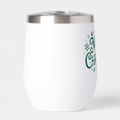 Personalisierter Weihnachts-Weinbecher als Geschen (Vorderseite)
