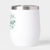 Personalisierter Weihnachts-Weinbecher als Geschen (Rückseite)