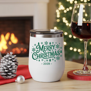 Personalisierter Weihnachts-Weinbecher als Geschen