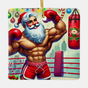 Personalisierter Weihnachtsabend zu Weihnachten Keramikornament