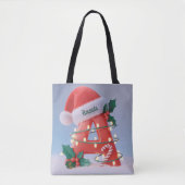 Personalisierter Weihnachtsalphabet 'A' Tasche (Vorderseite)