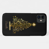 Personalisierter Weihnachtsbaum Case-Mate iPhone Hülle (Rückseite (Horizontal))