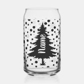 Personalisierter Weihnachtsbaum Dosenglas (Links)