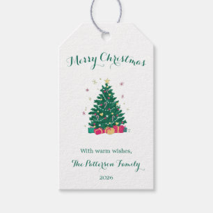 Personalisierter Weihnachtsbaum Familien-Geschenk Geschenkanhänger