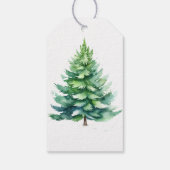 Personalisierter Weihnachtsbaum Geschenkanhänger (Rückseite)