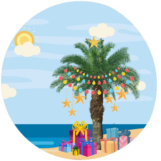 Personalisierter Weihnachtsbaum Geschenkpapier