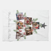 Personalisierter Weihnachtsbaum Geschirrtuch (Horizontal)