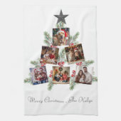 Personalisierter Weihnachtsbaum Geschirrtuch (Vertikal)