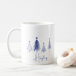 Personalisierter Weihnachtsbaum Kaffeetasse