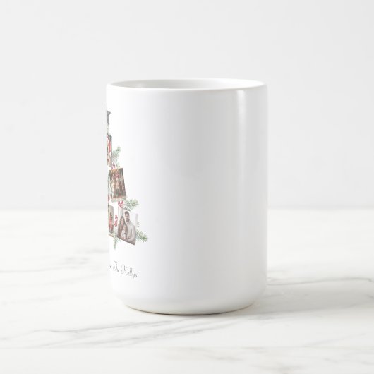 Personalisierter Weihnachtsbaum Kaffeetasse (Mittel)