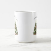 Personalisierter Weihnachtsbaum Kaffeetasse (Mittel)
