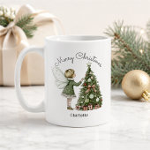 Personalisierter Weihnachtsbaum Kaffeetasse