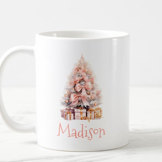 Personalisierter Weihnachtsbaum Kaffeetasse