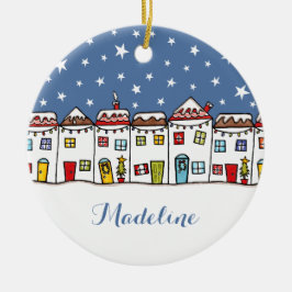 Personalisierter Weihnachtsbaum Keramik Ornament