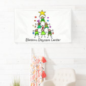 Personalisierter Weihnachtsbaum Kinder Banner (Insitu)