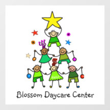 Personalisierter Weihnachtsbaum Kinder