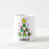 Personalisierter Weihnachtsbaum Kinder Kaffeetasse (Mittel)