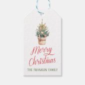 Personalisierter Weihnachtsbaum mit: Geschenkanhänger (Vorderseite)