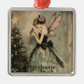 Personalisierter Weihnachtsbaum Ornament Aus Metall (Vorne)