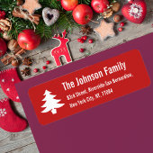 Personalisierter Weihnachtsbaum Rücksendeadresse