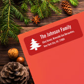 Personalisierter Weihnachtsbaum Rücksendeadresse