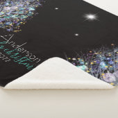 Personalisierter Weihnachtsbaum Sherpadecke (3/4)