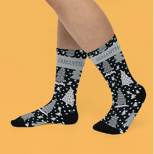 Personalisierter Weihnachtsbaum Socken