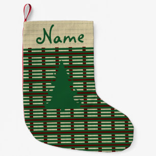 Personalisierter Weihnachtsbaum-Strumpf Kleiner Weihnachtsstrumpf