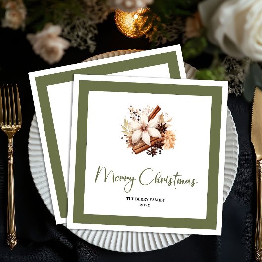 Personalisierter Weihnachtsbaum-Tischdeck aus warm Serviette