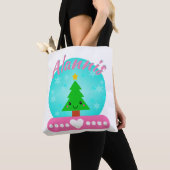Personalisierter Weihnachtsbaum und Herz Tasche (Von Nahem)