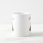 Personalisierter Weihnachtsbaum, Urlaub Kaffeetasse (Mittel)
