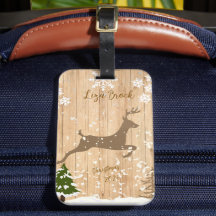 Personalisierter Weihnachtsbaumanhänger mit Reh