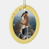 Personalisierter Weihnachtsbaumschmuck Keramik Ornament (Rechts)