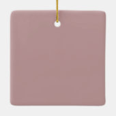 Personalisierter Weihnachtsbaumschmuck mit Buchclu Keramikornament (Rückseite)