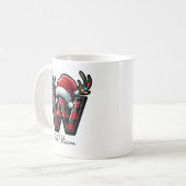 Personalisierter Weihnachtsbecher Feiertagsgeschen Kaffeetasse (Vorderseite Links)