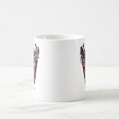 Personalisierter Weihnachtsbecher Feiertagsgeschen Kaffeetasse (Mittel)