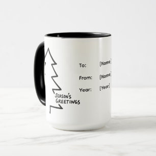 Personalisierter Weihnachtsbecher – Frohe Festtage Tasse