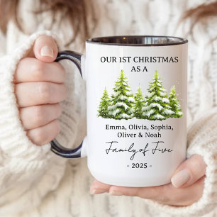 Personalisierter Weihnachtsbecher für Familien - G Tasse